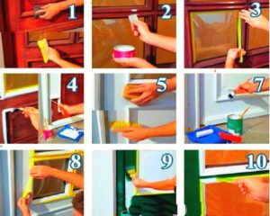 Покраска дверей своими руками – несколько простых этапов
