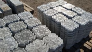Производство тротуарной 3Д плитки и преимущества покрытия