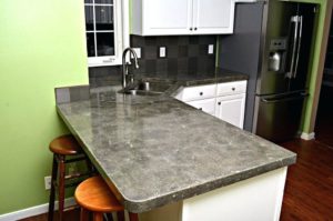 Столешница из бетона – оригинальное и бюджетное решение для кухни