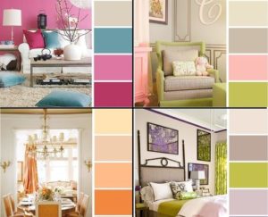 Палитра красок для стен – учимся правильно сочетать цвета