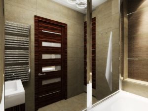 Двери в ванную – подбираем долговечную, практичную и стильную конструкцию