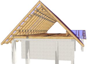 Двухскатная крыша возведенная самостоятельно – отличный способ сэкономить деньги