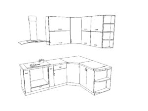Кухонная мебель своими руками – проектируем, делаем эскизы, пилим, собираем