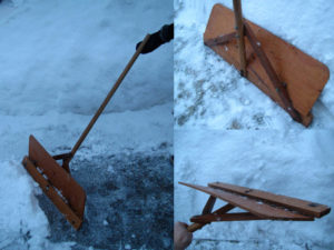 Лопата для уборки снега – создаем прочный инвентарь из подручных средств
