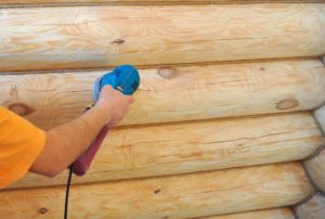 Шлифовка сруба – как сделать деревянный дом по-настоящему красивым?