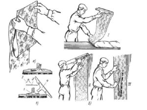 Оклейка стен обоями – проведение работ своими руками