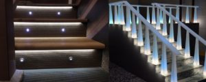 Подсветка лестницы в доме – как сделать своими руками