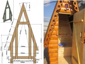 Туалет для дачи – как сделать деревянный домик для размышлений своими руками