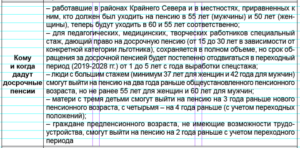 Категории россиян, которые уйдут на пенсию по старым правилам – в 55 и 60 лет