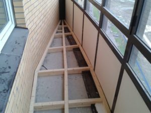 Способы поднятия пола на балконе или лоджии