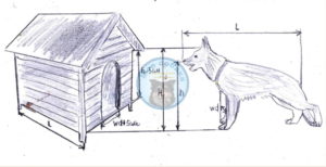 Делаем будку для собаки своими руками — схемы и размеры конуры