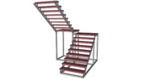 Лестница на металлокаркасе – как создать красивую конструкцию?