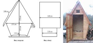 Туалет для дачи – как сделать деревянный домик для размышлений своими руками