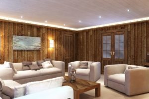 Как поднять потолок в деревянном частном доме и визуально увеличить высоту