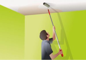 Как покрасить потолок водоэмульсионной краской – отделка без разводов