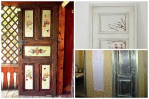 Как выполнить декор дверей – украшение и оформление различными способами