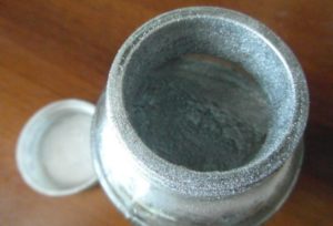 Краска серебрянка в порошке – как приготовить и нанести на изделие