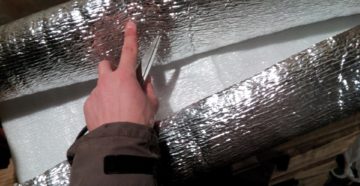 Технология утепления потолка фольгированным утеплителем в частном доме