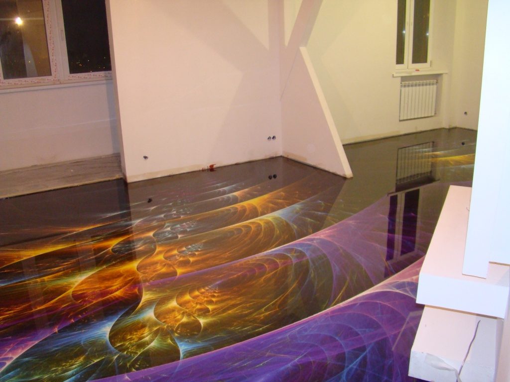 Наливные 3D полы своими руками – трехмерная иллюзия в дизайне интерьера