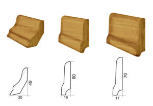 Виды деревянных плинтусов и их характеристики