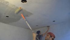 Покраска потолка из гипсокартона – чем и как покрасить поверхность своими руками