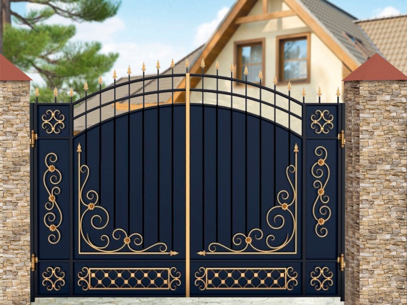 Кованые ворота как элемент идентичности вашего дома