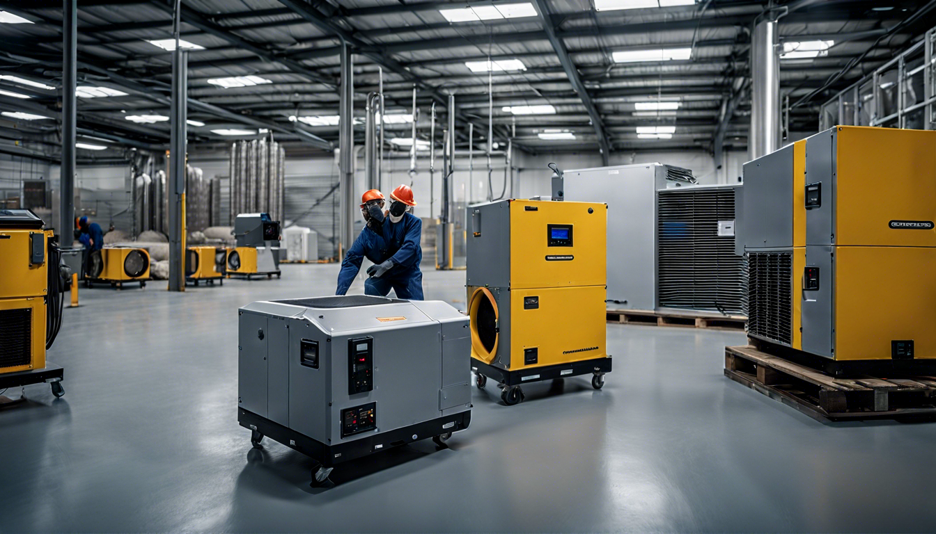 Повысьте эффективность производства с промышленными осушителями