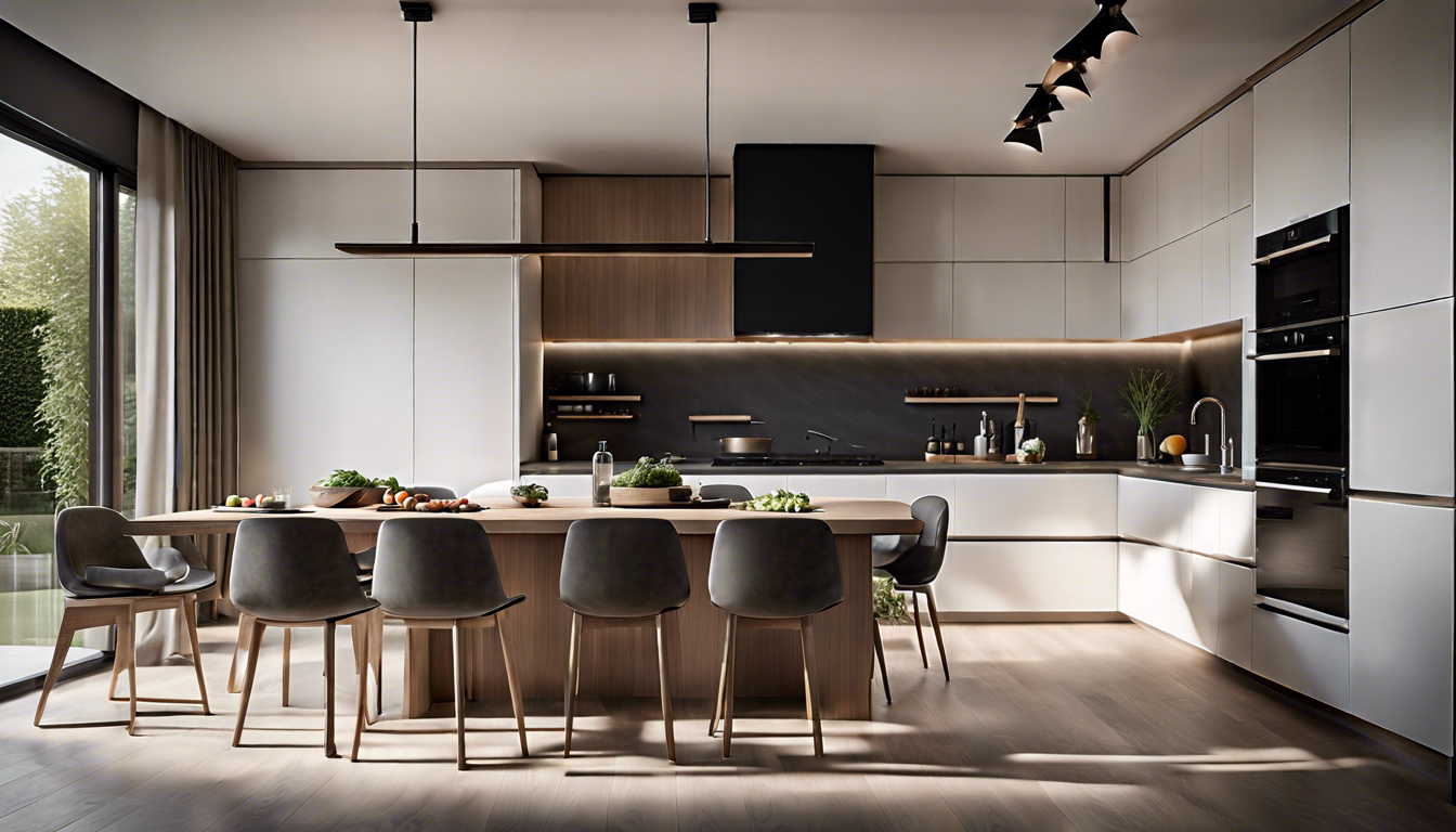 Кухня в современном стиле: создайте стильное пространство для готовки и приема пищи