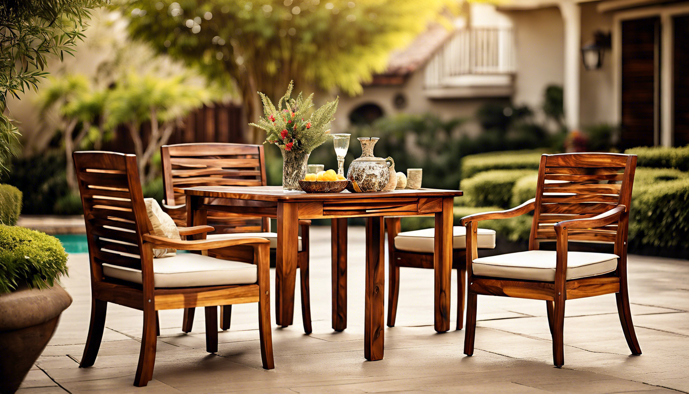 Садовая мебель из акации в Москве