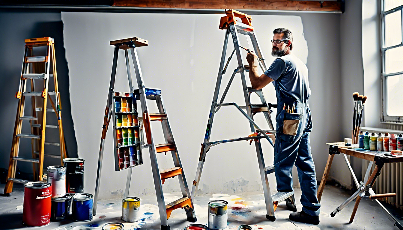 Лучшие малярные лестницы для работы на высоте