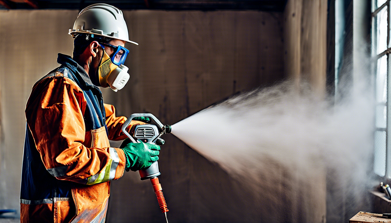 Пневматические аппараты для нанесения краски и лака: преимущества применения в строительстве
