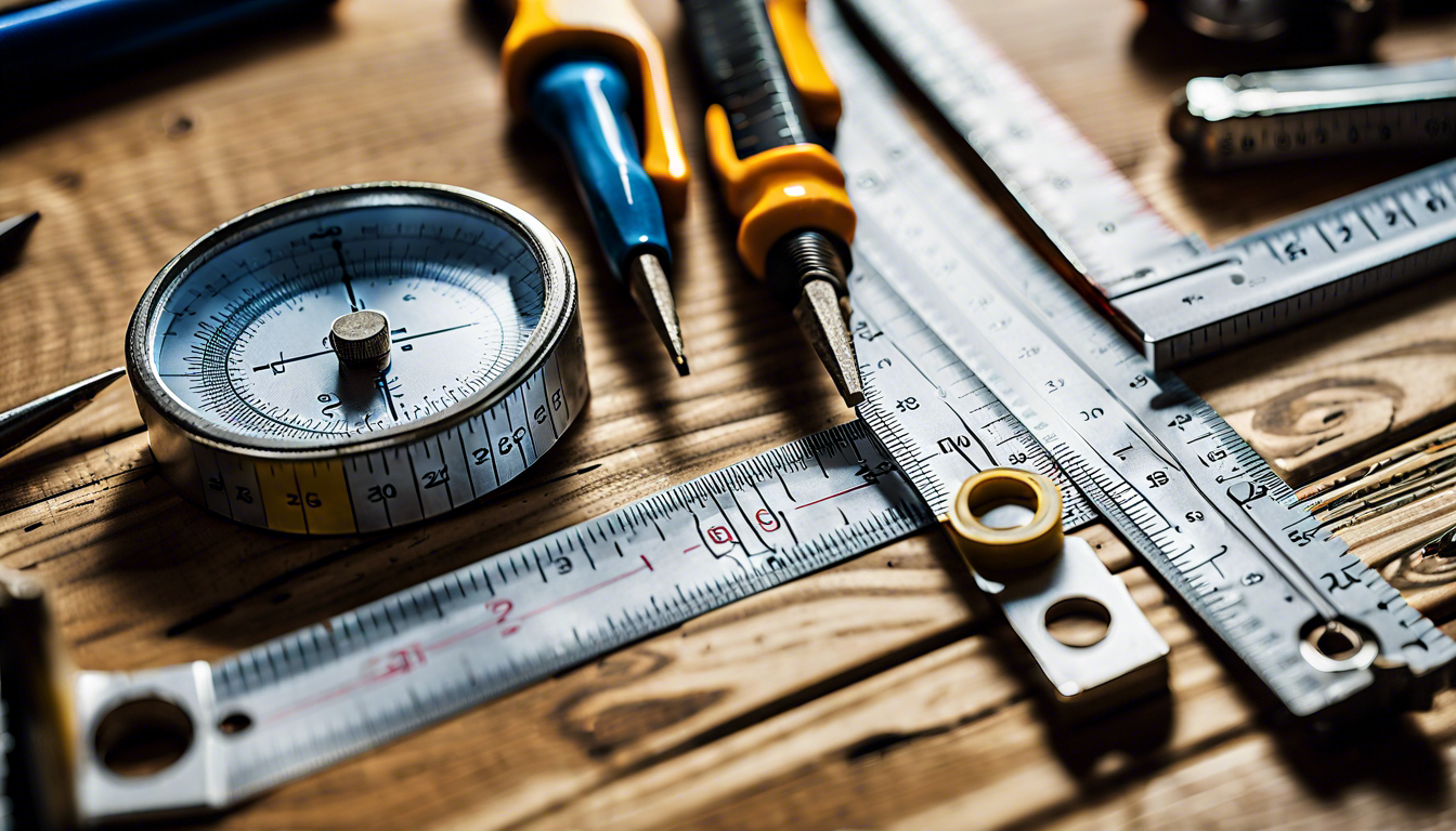 Измерительные инструменты для точного рисования и раскрашивания