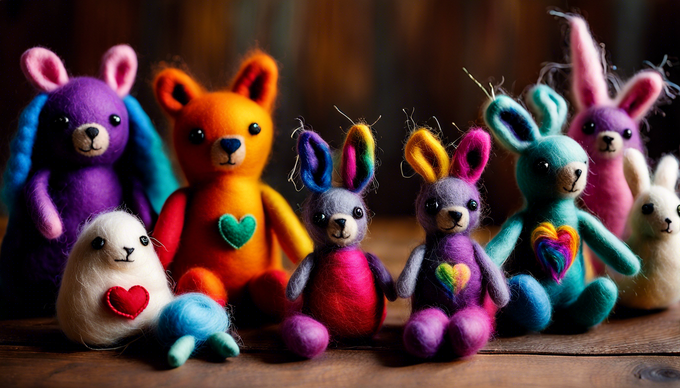 Игрушки из войлока: творчество и уникальность