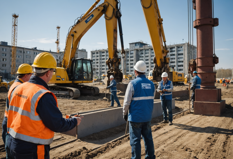 Профессиональная забивка свай и монтаж фундамента в Московской области: надежность и качество на каждом шагу