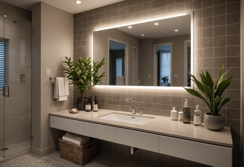 Зеркала для ванной на заказ: как выбрать и заказать идеальное решение в мастерской ХВД