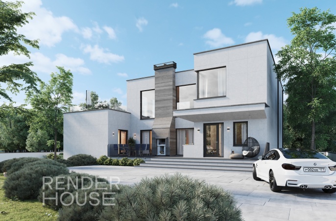 Минимализм в больших домах: открытые пространства и скрытое хранение