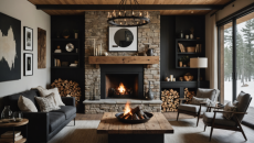 Подвесные камины на дровах для загородного дома и дачи: выгодное решение для уюта