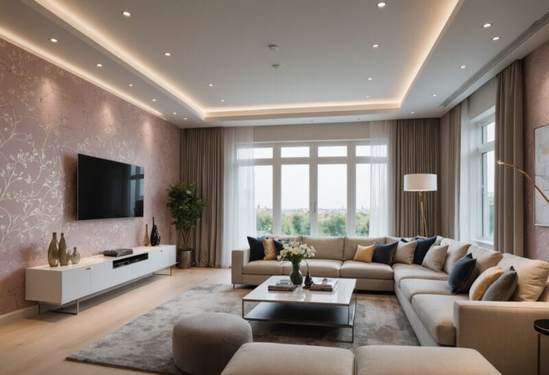 Натяжные потолки или обои: что выбрать для идеального оформления стен и потолков