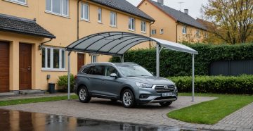 Автомобильные навесы: практичная защита машины в любое время года